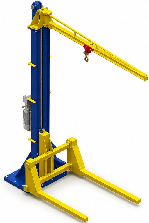 TSL6 single-post vehicle dismantling lift for salvage yard and auto recycler operations